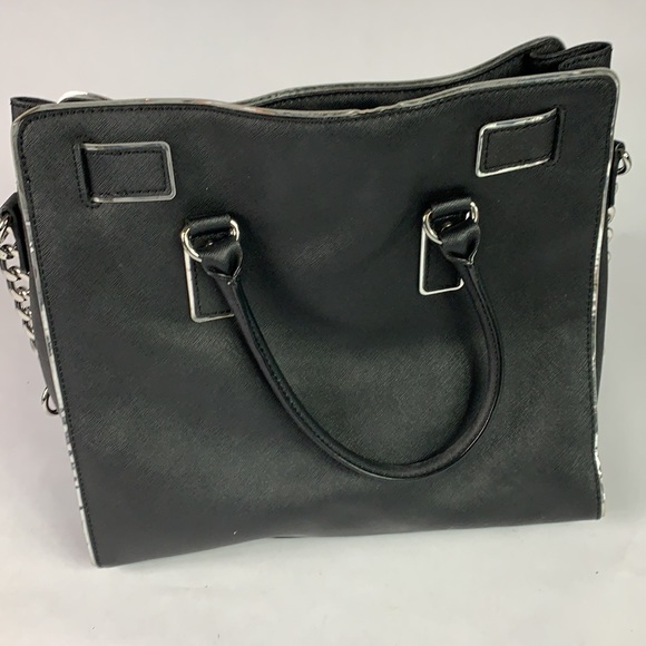 Michael Kors LG Blk Hamilton Specchio Leather Tote - Picture 4 of 11